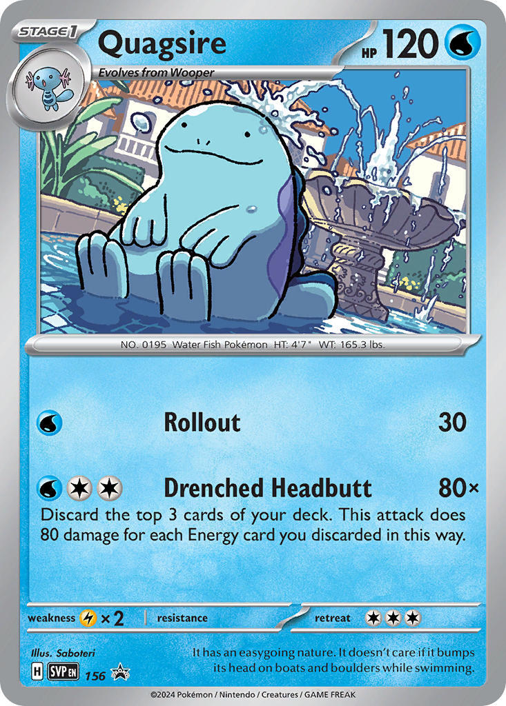 Quagsire (156) [Scarlet & Violet: Black Star Promos] 