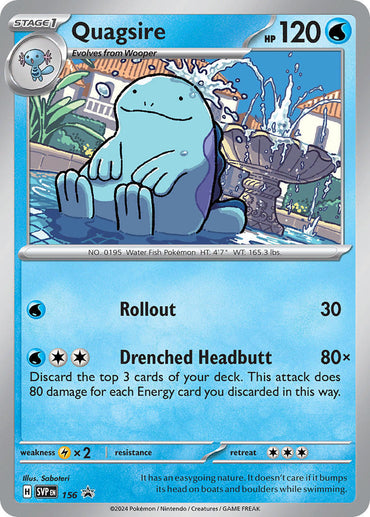 Quagsire (156) [Scarlet &amp; Violet: Black Star Promos] 