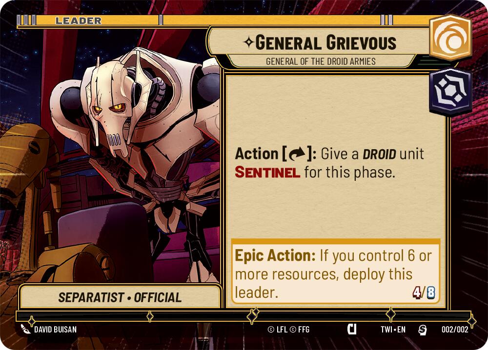 General Grievous - General of the Droid Armies (Hyperspace) (002/002) [Judge Promos] 