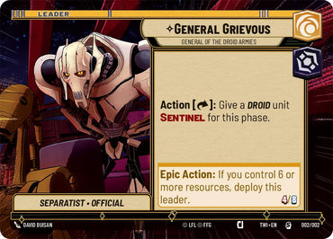 General Grievous - General of the Droid Armies (Hyperspace) (002/002) [Judge Promos] 