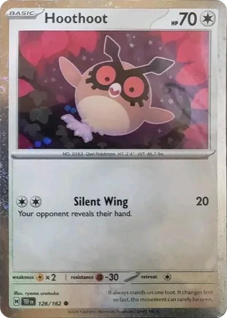 Hoothoot (126/162) (Cosmos Holo) [Scarlet & Violet Promo Cards] 