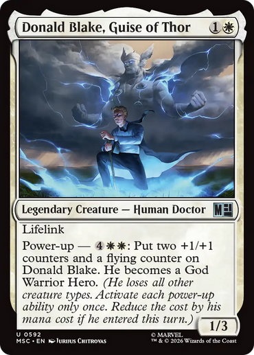 Donald Blake, Guise of Thor [Marvel Super Heroes Commander]
