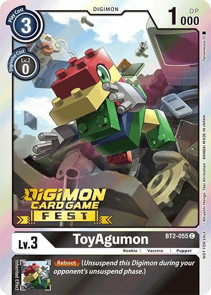 ToyAgumon [BT2-055] (Digimon Card Game Fest 2022) [Release Special Booster Promos] 