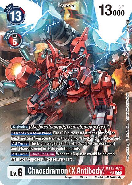 Chaosdramon [BT12-072] (X Antibody) (Alternate Art) [Special Limited Set] 