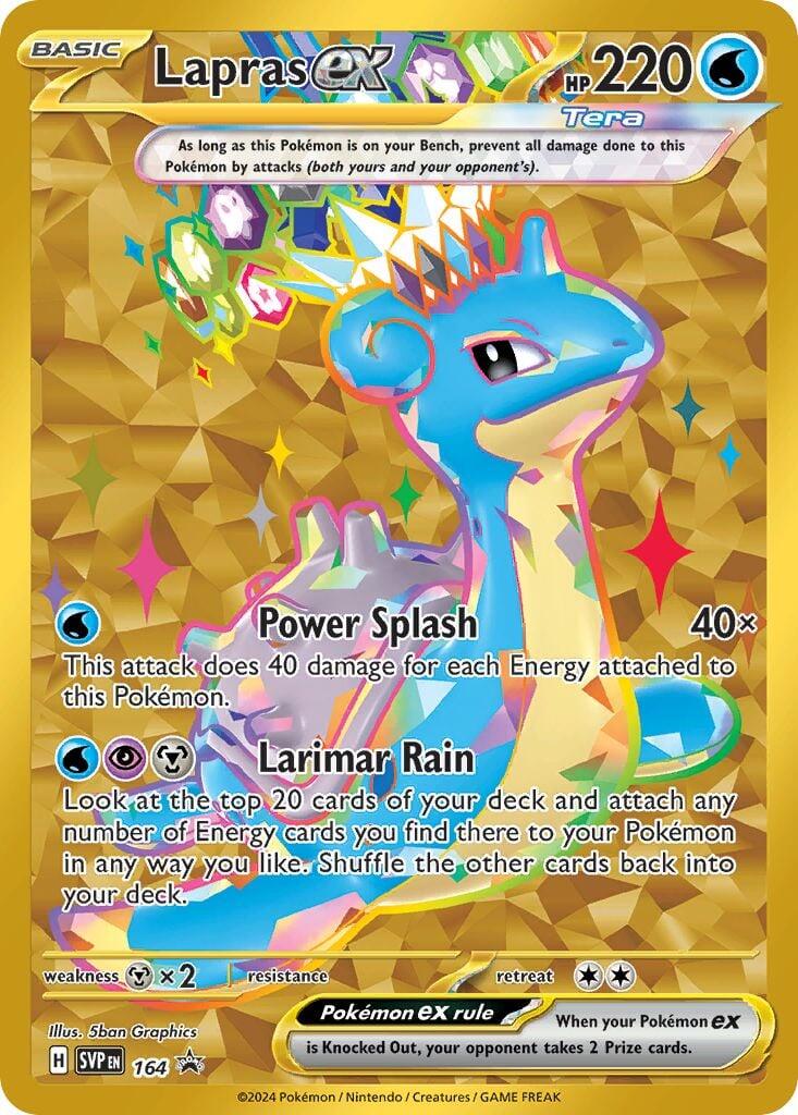 Lapras ex (164) [Scarlet & Violet: Black Star Promos] 