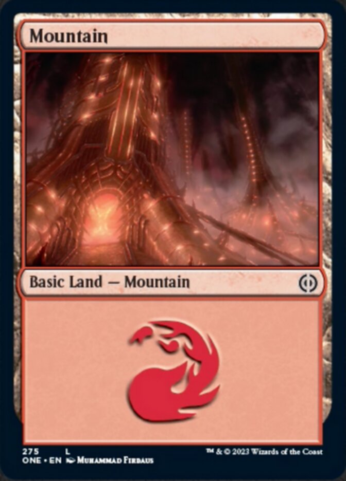 Mountain (275) [Phyrexia: All Will Be One] 