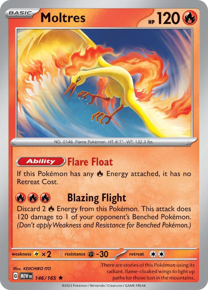 Moltres (146/165 - Deck Exclusives) [Scarlet &amp; Violet 151]