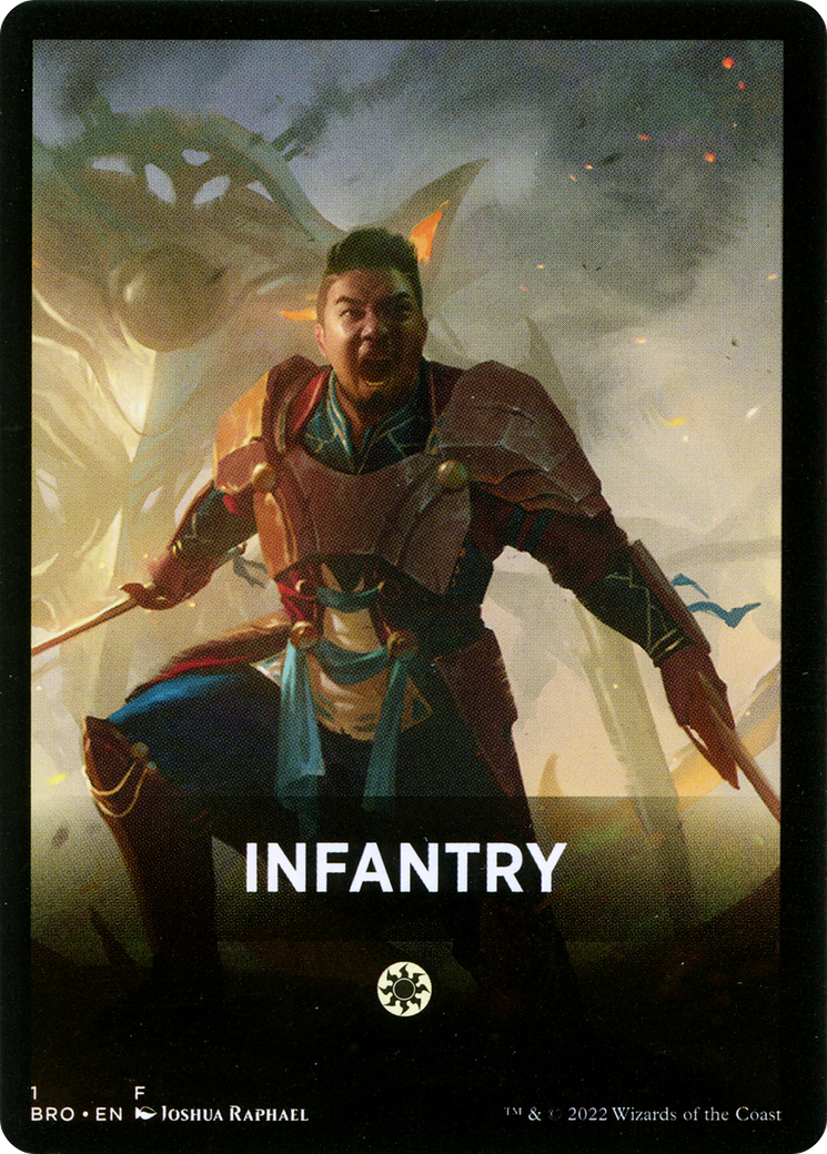 Infantry Theme Card [The Brothers' War Tokens] 