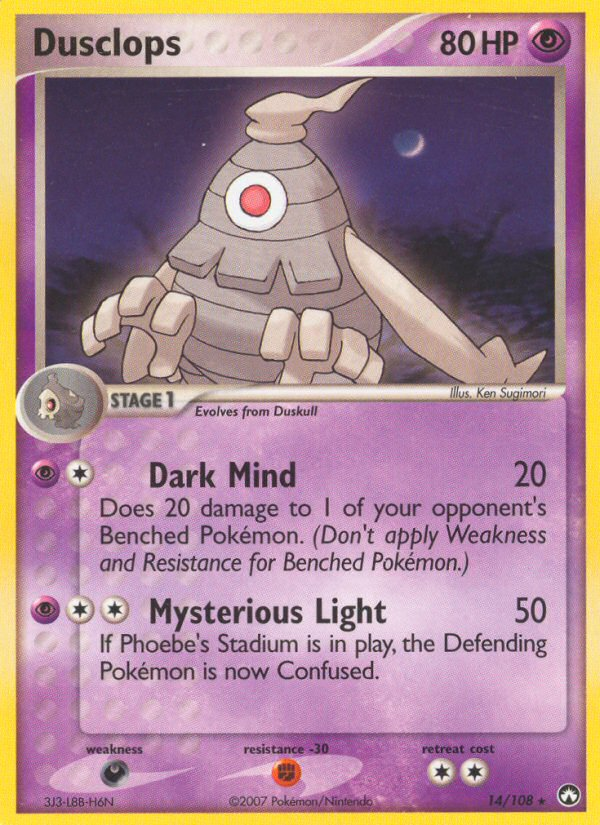 Dusclops (14/108) [EX: Power Keepers] 