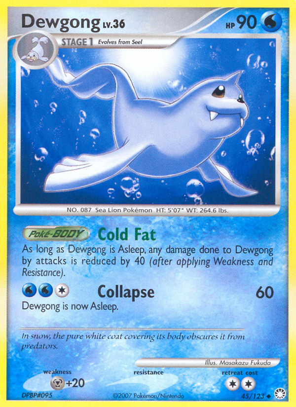 Dewgong (45/123) [Diamond &amp; Pearl: Mysterious Treasures] 