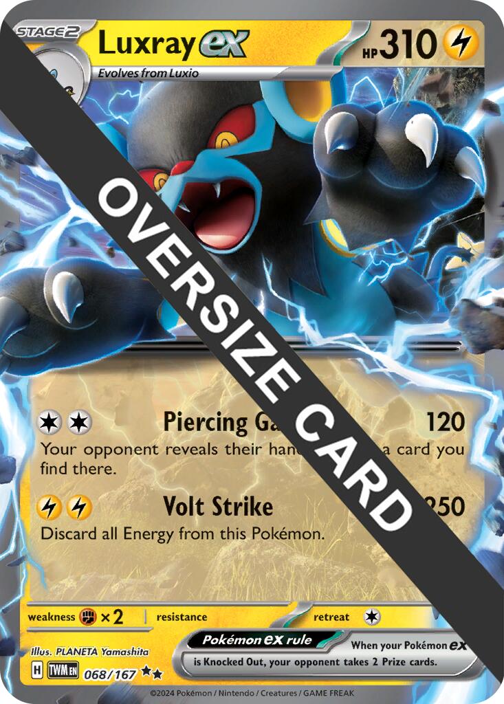 Luxray ex (068/167) (Jumbo Card) [Miscellaneous Cards] 