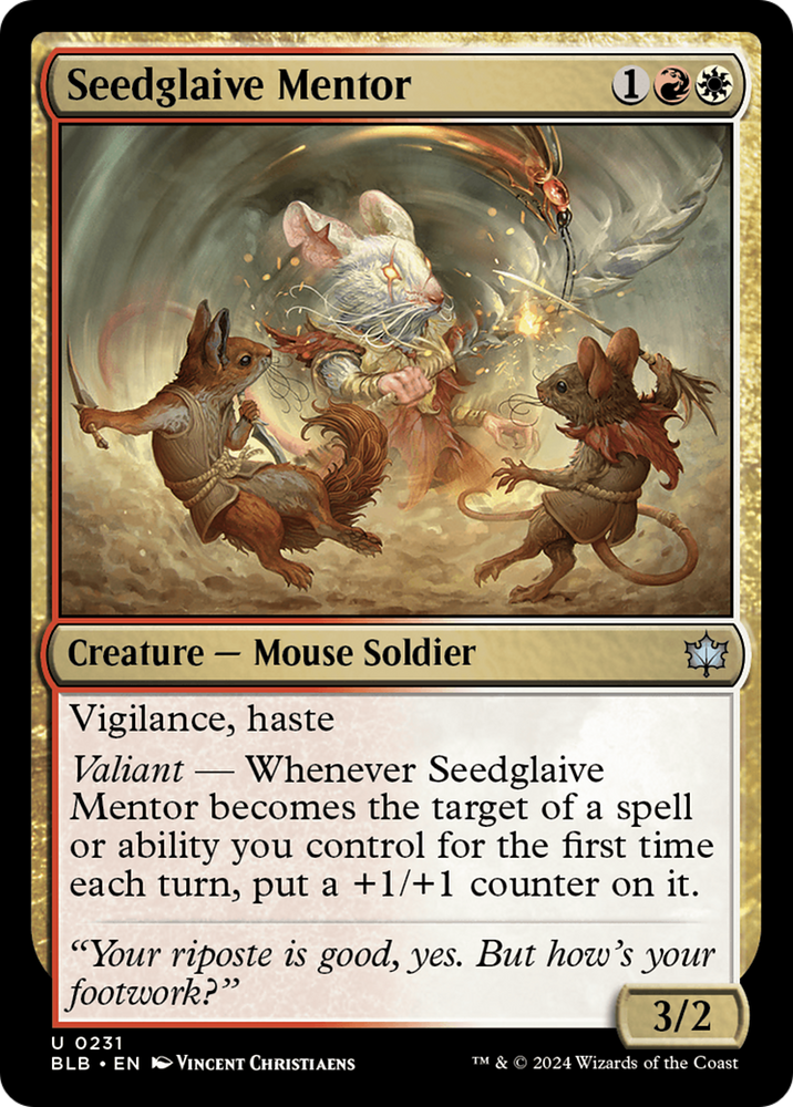 Seedglaive Mentor [Bloomburrow] 