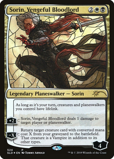 Sorin, Vengeful Bloodlord (Stained Glass) [Secret Lair Drop Promos] 