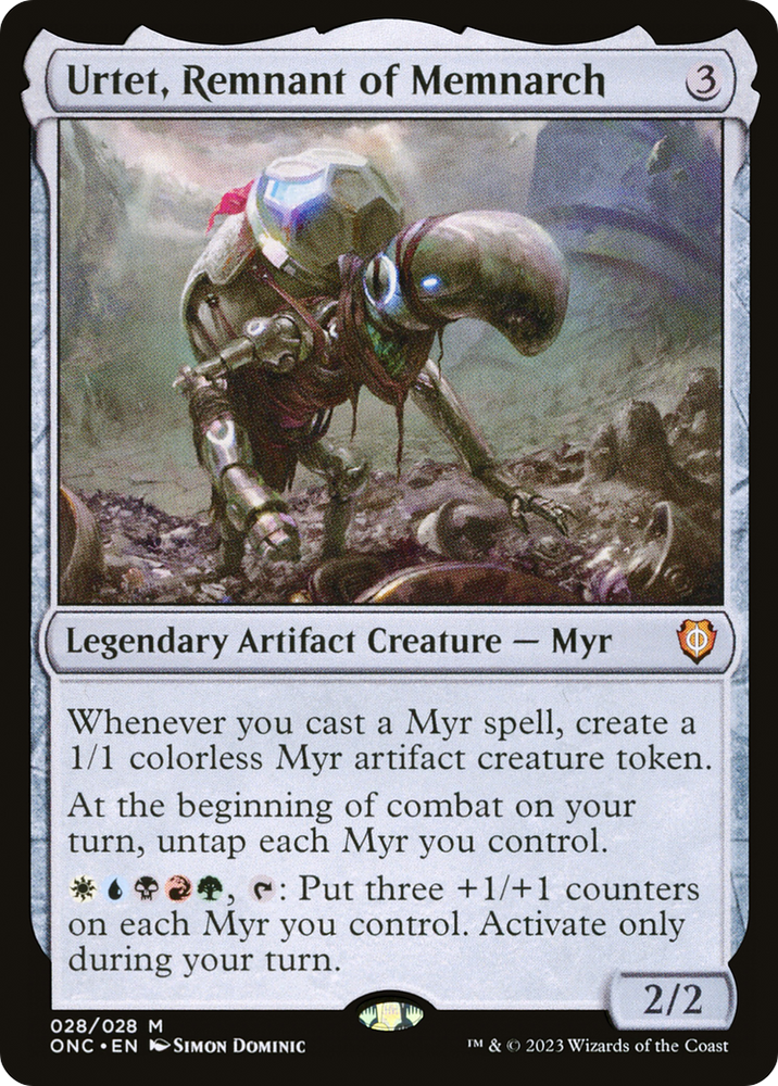 Urtet, Remnant of Memnarch [Phyrexia: All Will Be One Commander] 