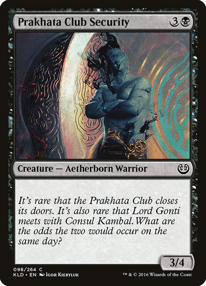 Prakhata Club Security [Kaladesh]