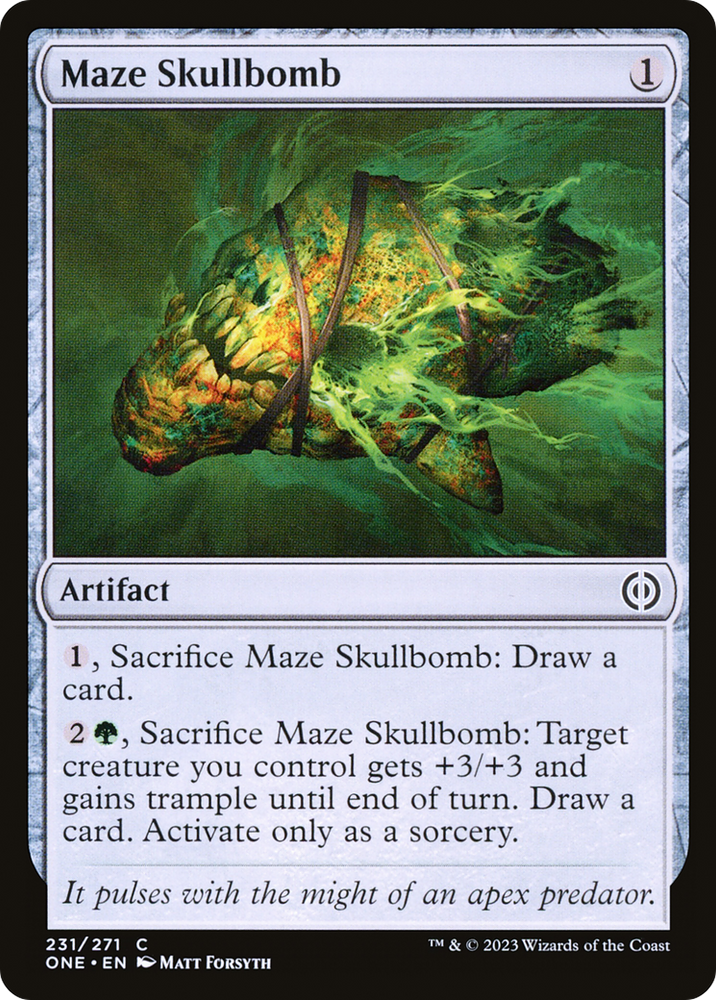 Maze Skullbomb [Phyrexia: All Will Be One] 