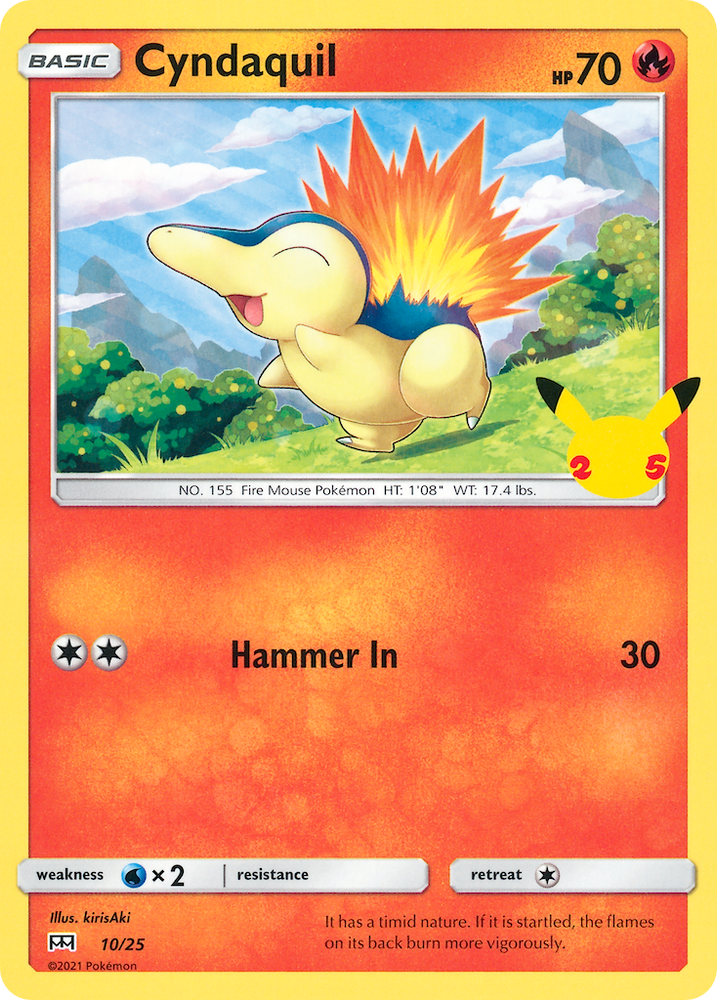 Cyndaquil (10/25) [McDonald's 25th Anniversary] 