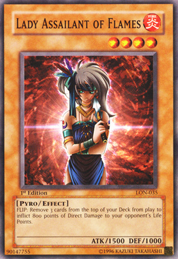 Lady Assailant of Flames [LON-035] Common 