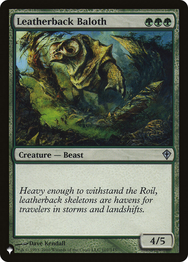 Leatherback Baloth [The List Reprints] 