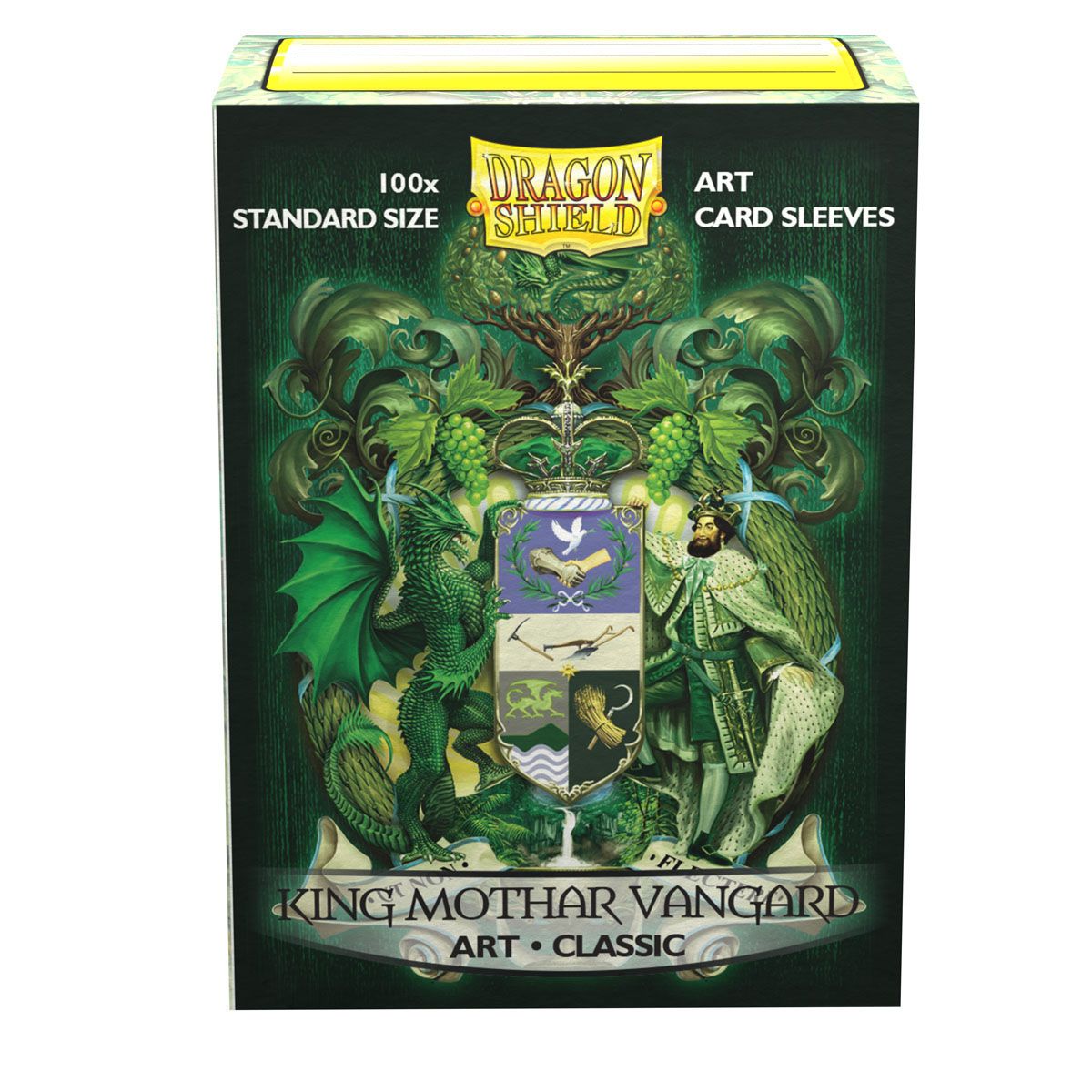 Dragon Shield: Standard 100ct Brushed Art Sleeves - King Mothar Vanguard (Classic) 