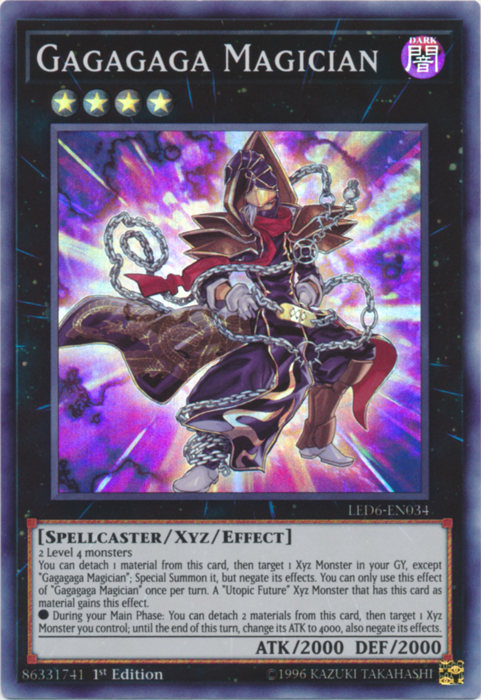Gagagaga Magician [LED6-EN034] Super Rare 