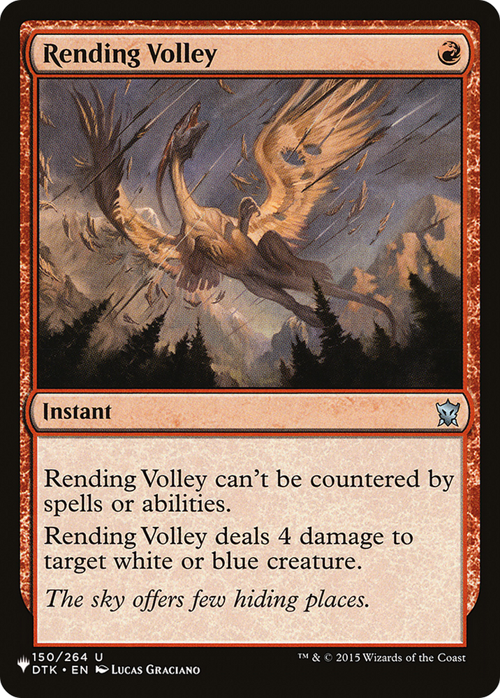 Rending Volley [The List Reprints] 