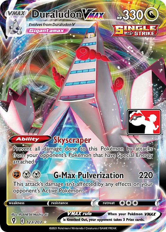 Duraludon VMAX (123/203) [Prize Pack Series One] 