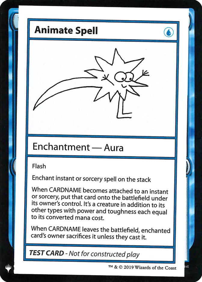 Animate Spell [Mystery Booster Playtest Cards] 