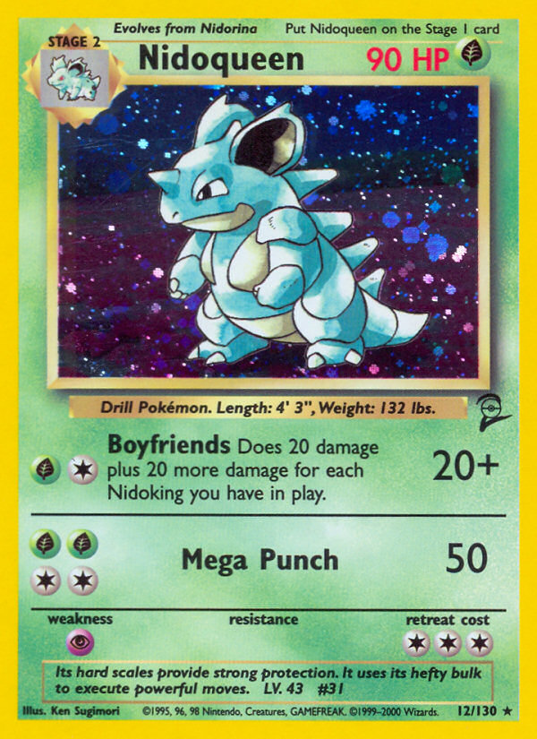 Nidoqueen (12/130) [Base Set 2] 