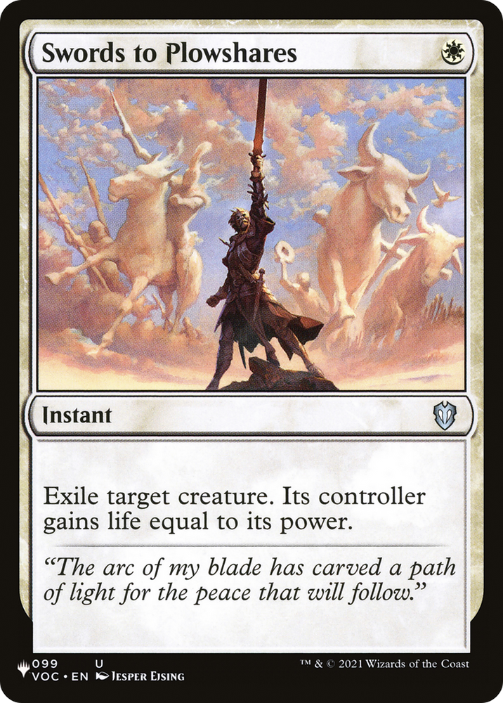 Swords to Plowshares [Secret Lair: Angels] 