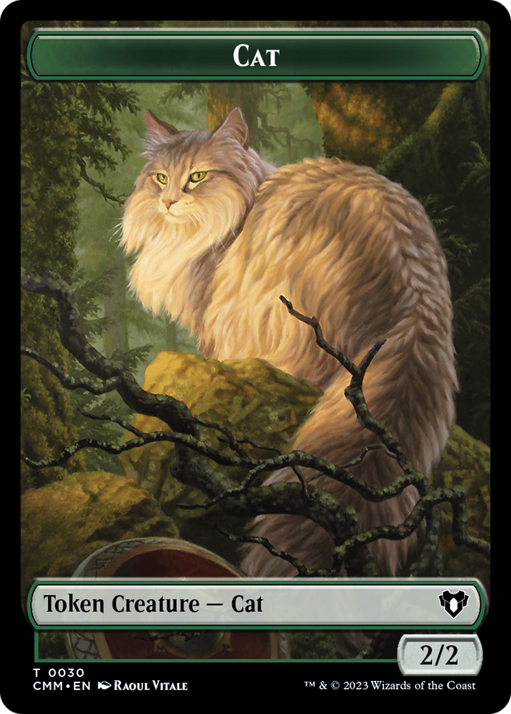 Cat Token (30) [Commander Masters Tokens] 