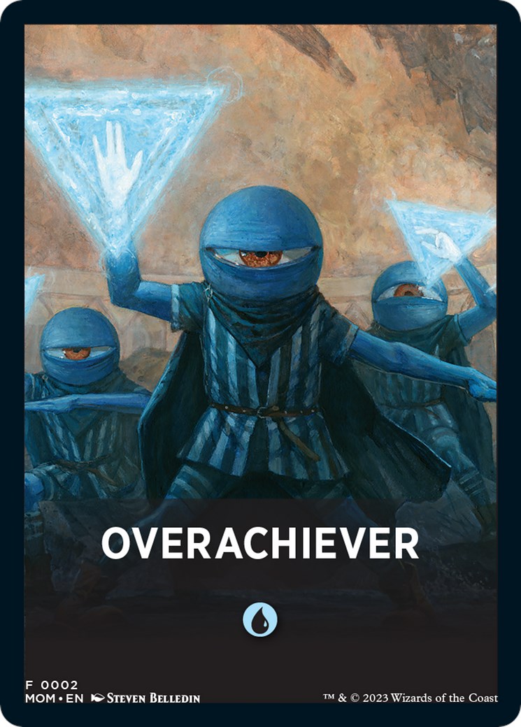 Overachiever Theme Card [March of the Machine Tokens] 