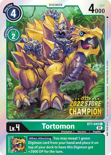 Tortomon [BT7-045] (2022 Store Champion) [Next Adventure Promos] 