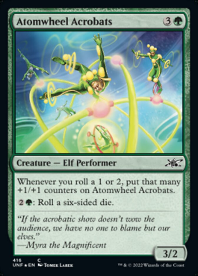 Atomwheel Acrobats (Galaxy Foil) [Unfinity]