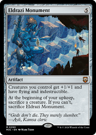 Eldrazi Monument (Ripple Foil) [Modern Horizons 3 Commander] 