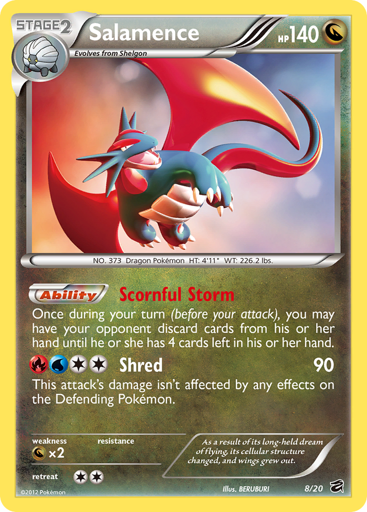 Salamence (8/20) [Black &amp; White: Dragon Vault] 