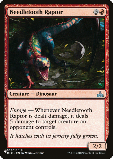 Needletooth Raptor [The List Reprints] 