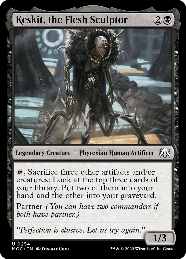 Keskit, the Flesh Sculptor [March of the Machine Commander]