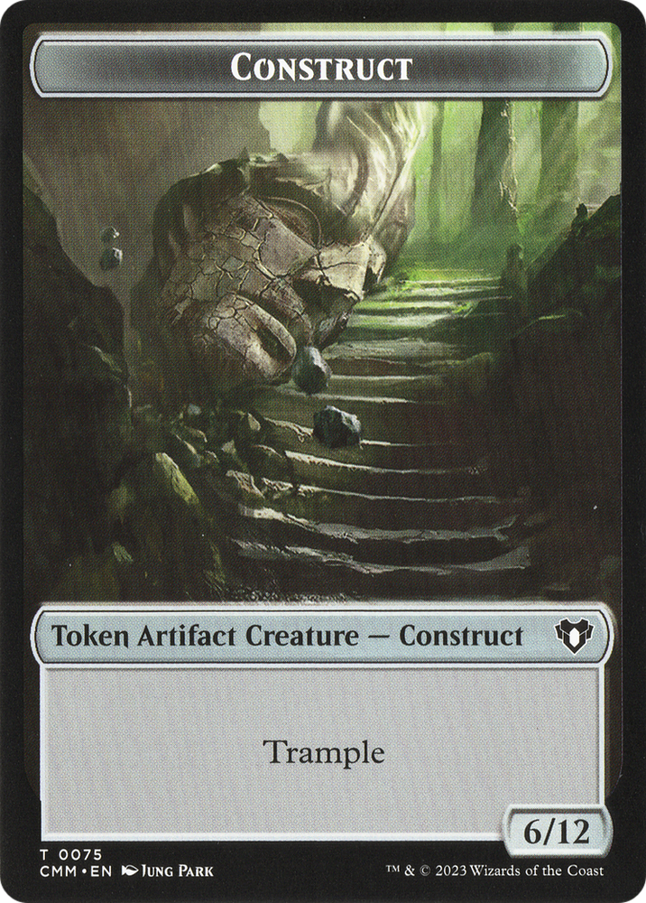 City's Blessing // Construct (0075) Double-Sided Token [Commander Masters Tokens] 