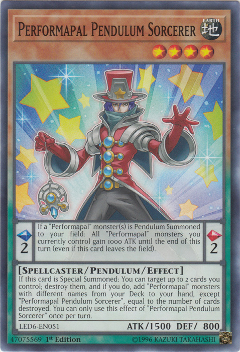Performapal Pendulum Sorcerer [LED6-EN051] Common 