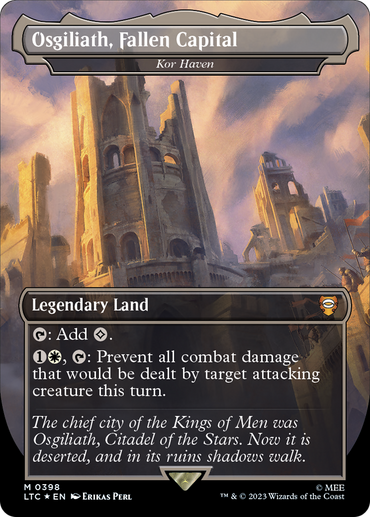 Osgiliath, Fallen Capital - Kor Haven (Surge Foil Realms and Relics) [The Lord of the Rings: Tales of Middle-Earth Commander] 