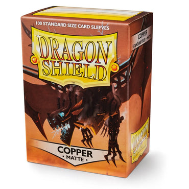 Dragon Shield: Standard 100ct Sleeves - Copper (Matte) 