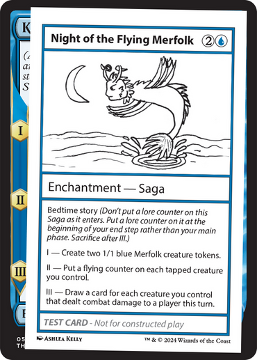 Night of the Flying Merfolk [Mystery Booster 2 Playtest Cards] 