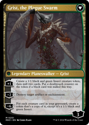 Grist, Voracious Larva // Grist, the Plague Swarm [Modern Horizons 3] 