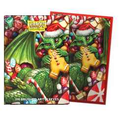 Dragon Shield: Standard 100ct Brushed Art Sleeves - Christmas 2024 