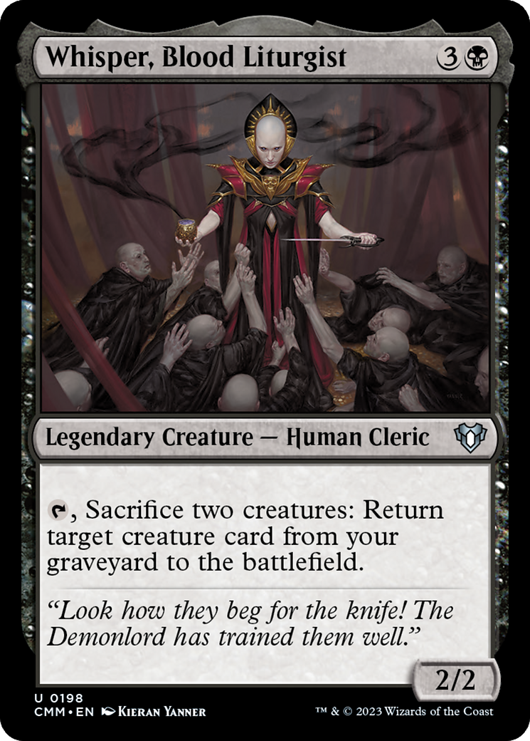 Whisper, Blood Liturgist [Commander Masters] 