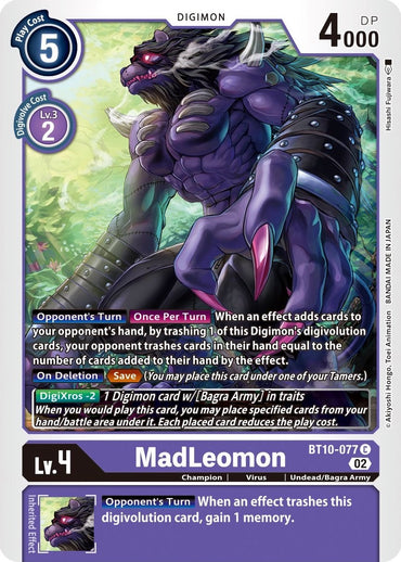 MadLeomon [BT10-077] [Xros Encounter] 