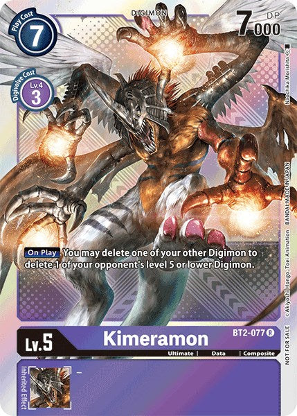 Kimeramon [BT2-077] (Official Tournament Pack Vol.4) [Release Special Booster Promos] 