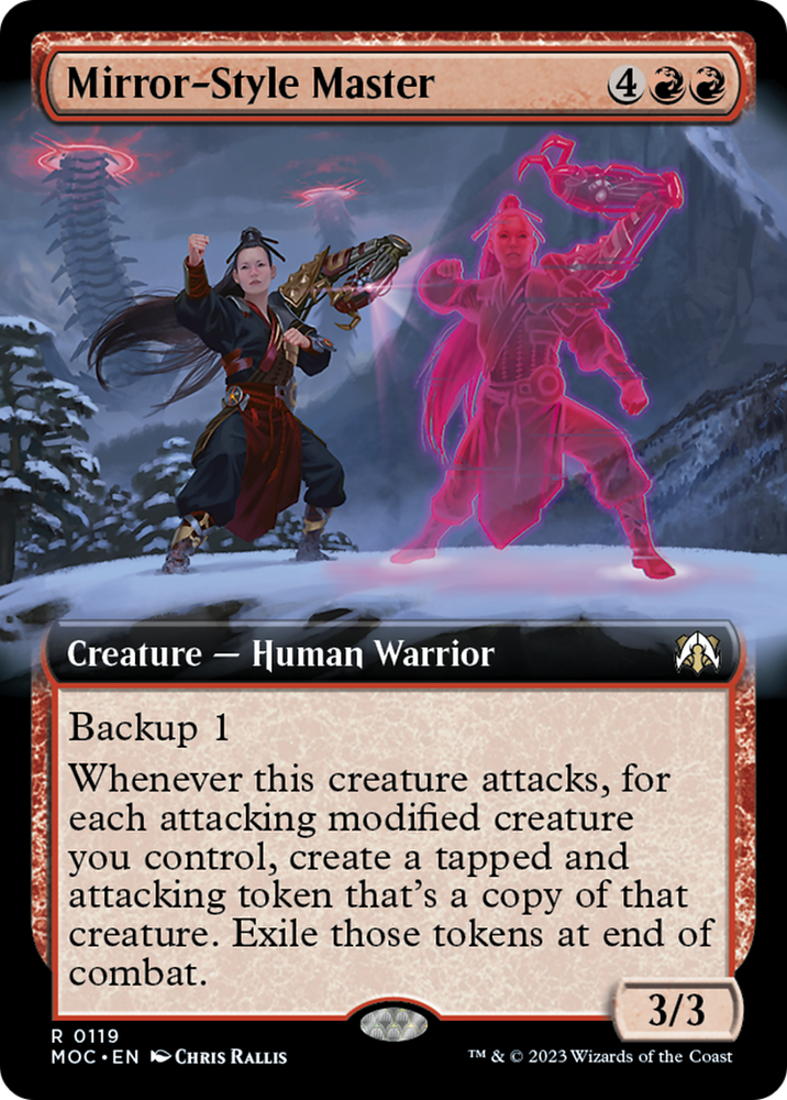 Mirror-Style Master (Extended Art) [March of the Machine Commander] 