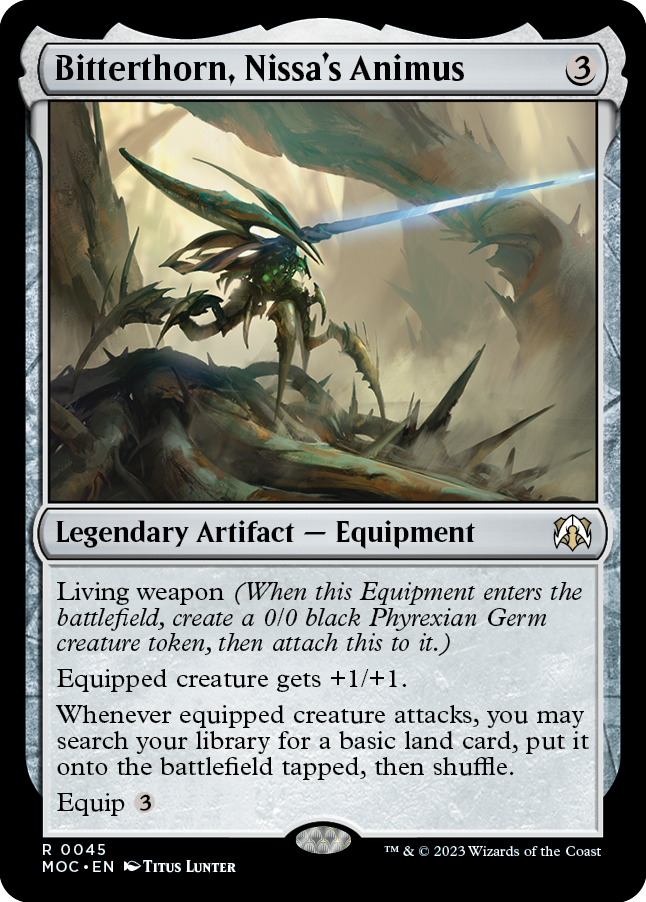 Bitterthorn, Nissa's Animus [March of the Machine Commander] 